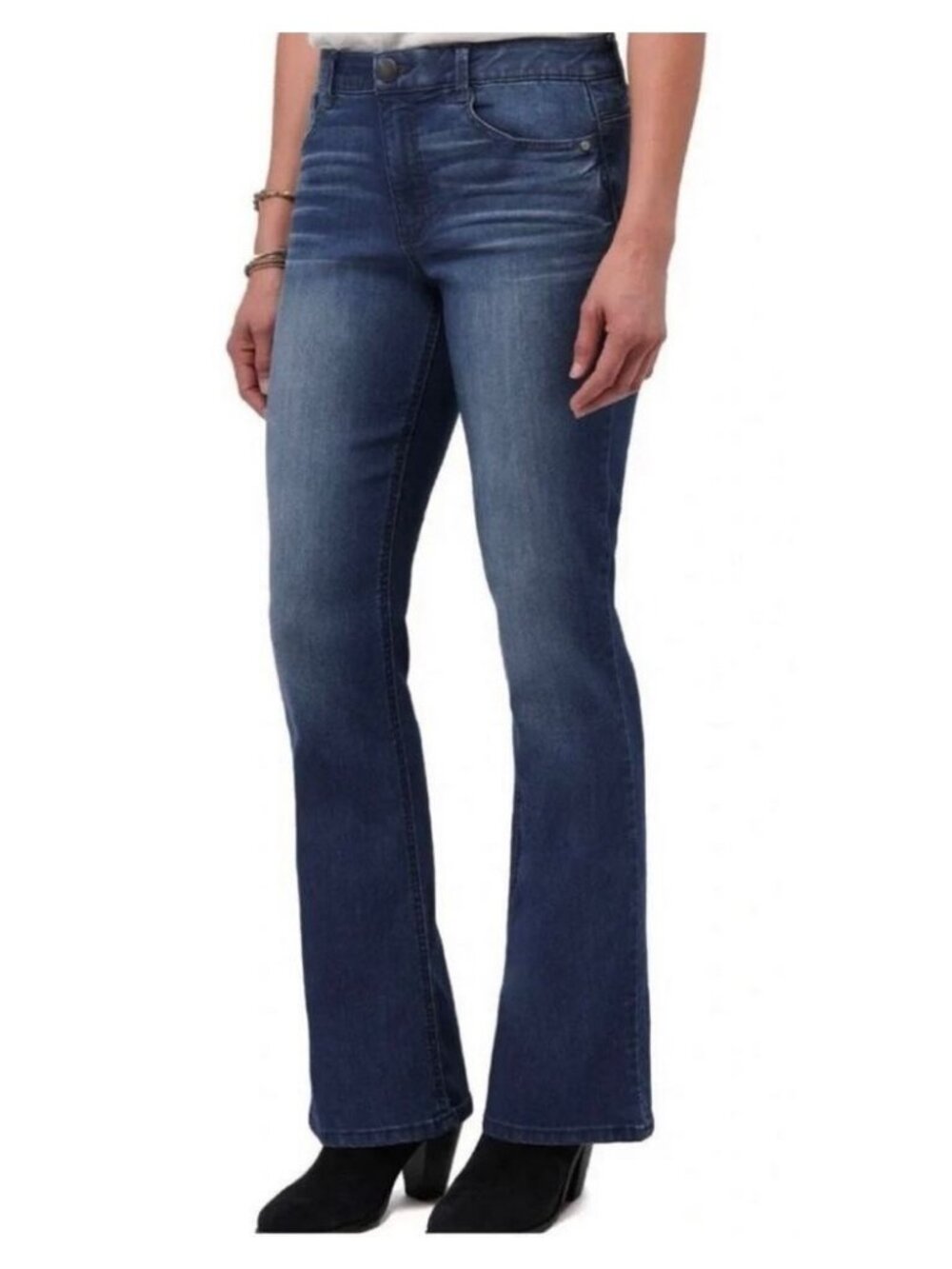 DEMOCRACY Ab Technology High Rise Itty Bitty Bootcut Jean Size 12